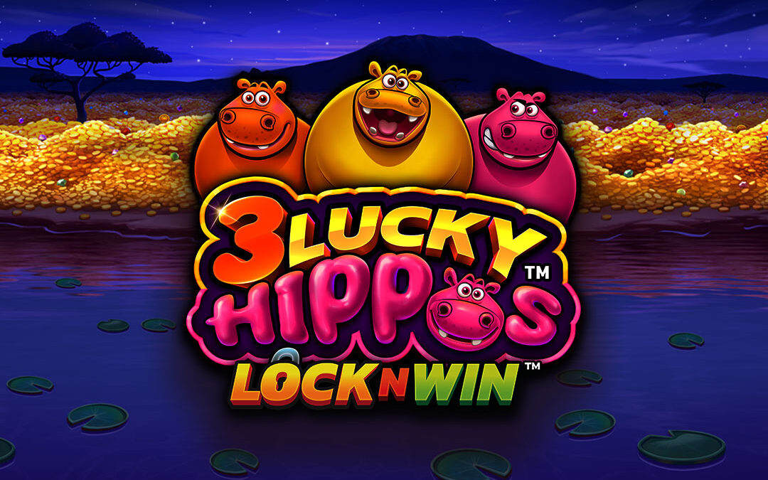 Llegó 3 Lucky Hippos (Lock & Win)