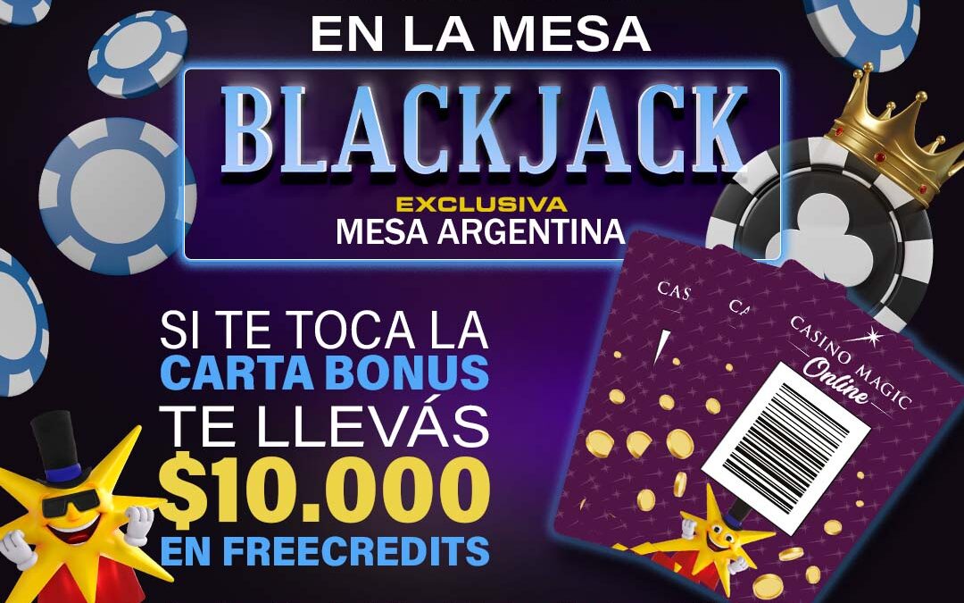Promoción Carta Mágica – Ondiss Blackjack Argentino
