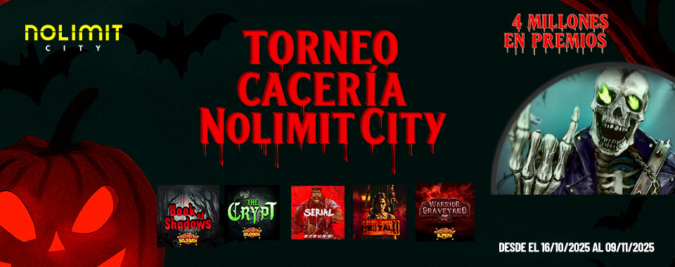 ¡La Cacería Ha Comenzado! Enfrentá tus Miedos en el Torneo Nolimit City y Ganá tu Parte de $5 Millones