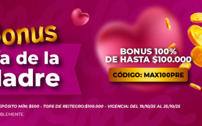 ¡Feliz Día Mamá! Celebralo con un Bonus del 100% en Casino Magic Online