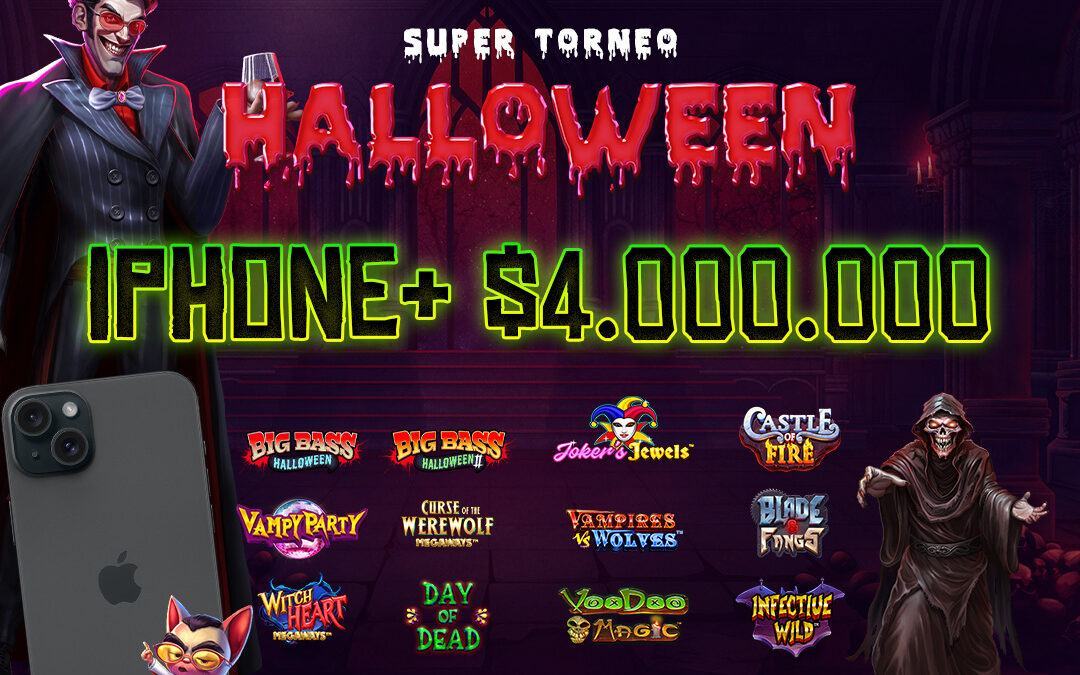 El Gran Torneo de Halloween ha Llegado: ¡Competí por un iPhone y un Pozo de $4.000.000!