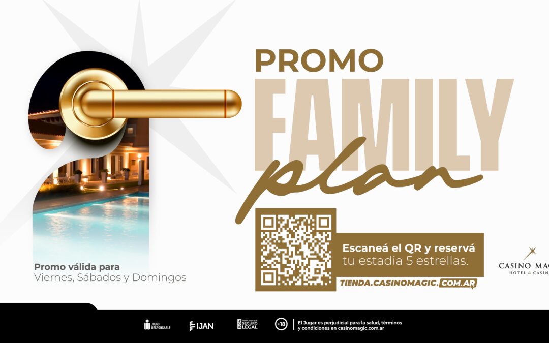 Promo Family Plan: el descanso perfecto para disfrutar en familia