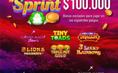Casino Magic Online enciende el fin de semana con “100% Bonus Sprint”: reintegros explosivos de hasta $100.000